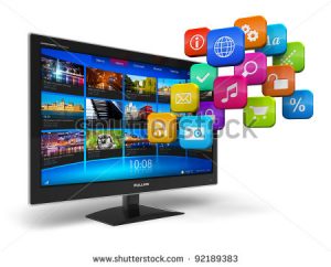 stock-photo-internet-television-concept-widescreen-tv-with-streaming-video-gallery-and-cloud-of-application-92189383