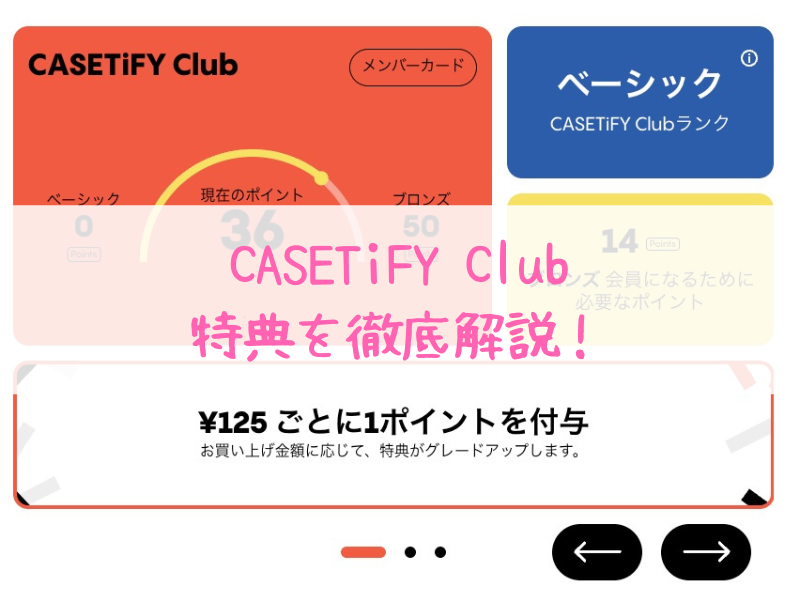 CASETiFY Clubの年会費は無料？特典やクーポンを会員ランク別に徹底紹介！