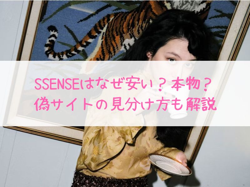 SSENSEは本物？偽サイトの見分け方となぜ安いか知恵袋も合わせて紹介！